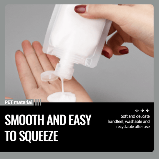 Bolsa de viaje portátil para maquillaje líquido (10 unidades) ¡Oferta de verano con 49 % de descuento!