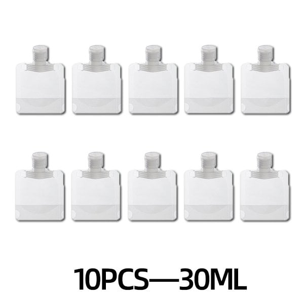 Bolsa de viaje portátil para maquillaje líquido (10 unidades) ¡Oferta de verano con 49 % de descuento!