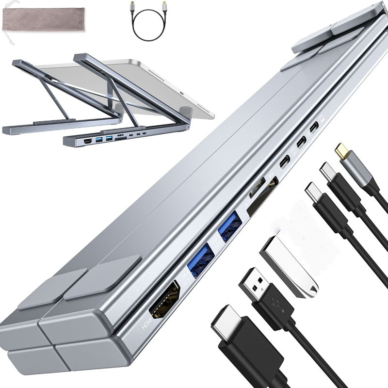🏆 USB-C Docking Station Laptop Stand with 4K HDMI⚡