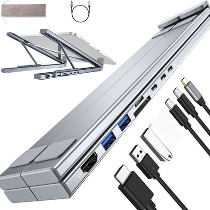 🏆 USB-C Docking Station Laptop Stand with 4K HDMI⚡