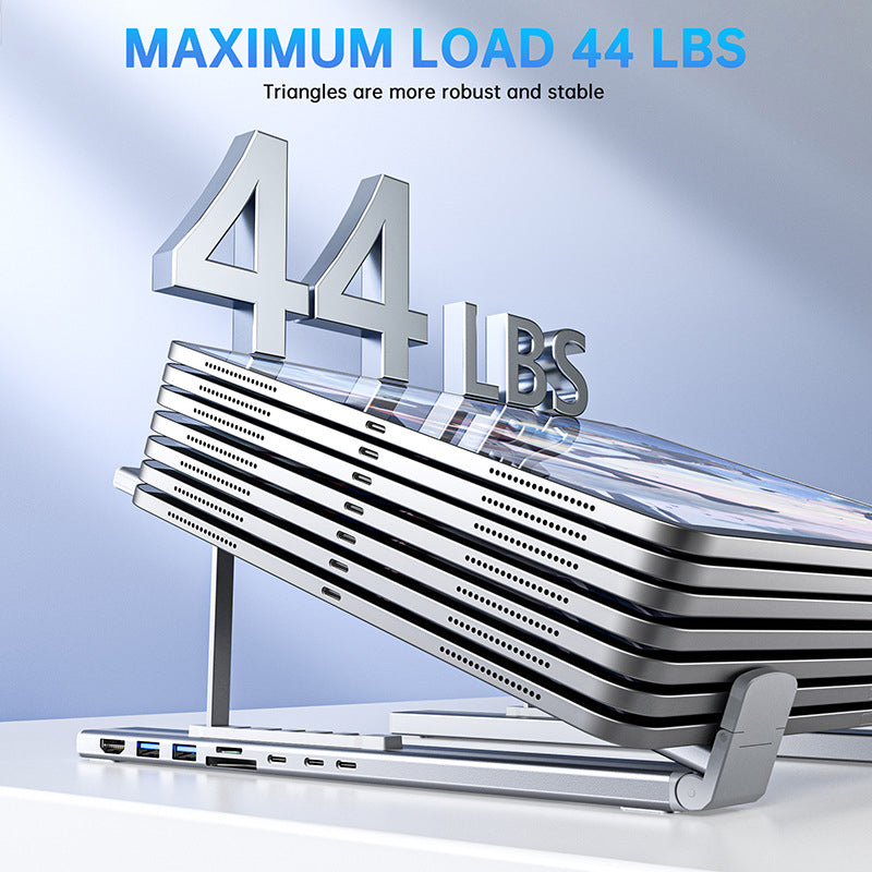 🏆 USB-C Docking Station Laptop Stand with 4K HDMI⚡