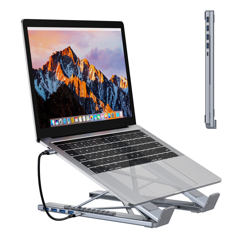🏆 USB-C Docking Station Laptop Stand with 4K HDMI⚡