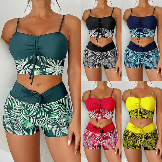 🎁Women’s Printed Two-Piece Swimsuit🌙 Free £15 Moon & Star Necklace with order!