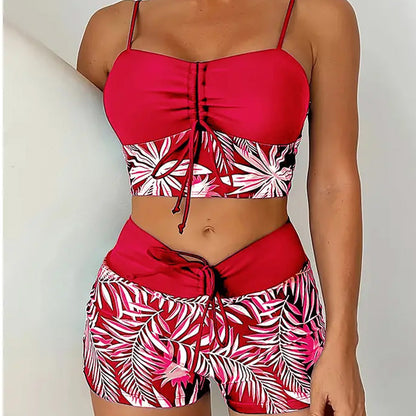 🎁Women’s Printed Two-Piece Swimsuit🌙 Free £15 Moon & Star Necklace with order!
