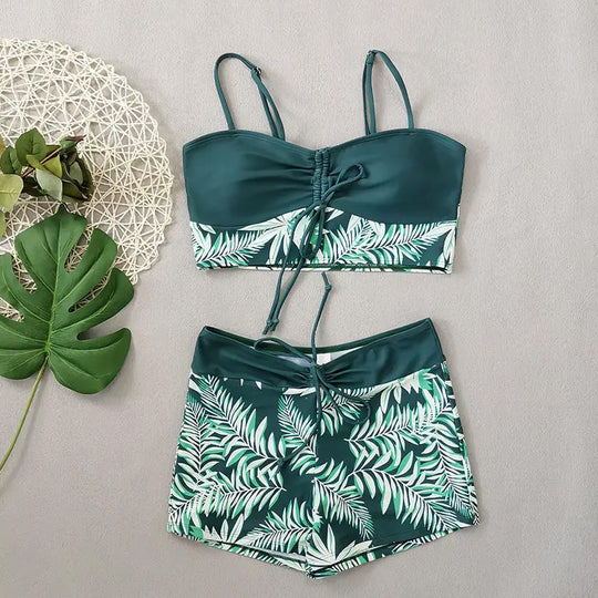 🎁Women’s Printed Two-Piece Swimsuit🌙 Free £15 Moon & Star Necklace with order!