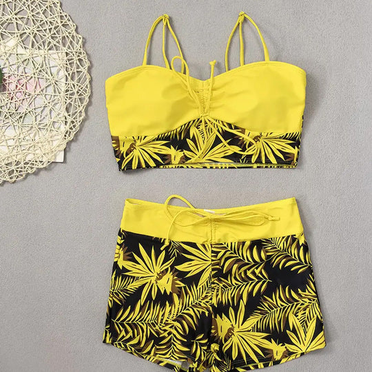 🎁Women’s Printed Two-Piece Swimsuit🌙 Free £15 Moon & Star Necklace with order!