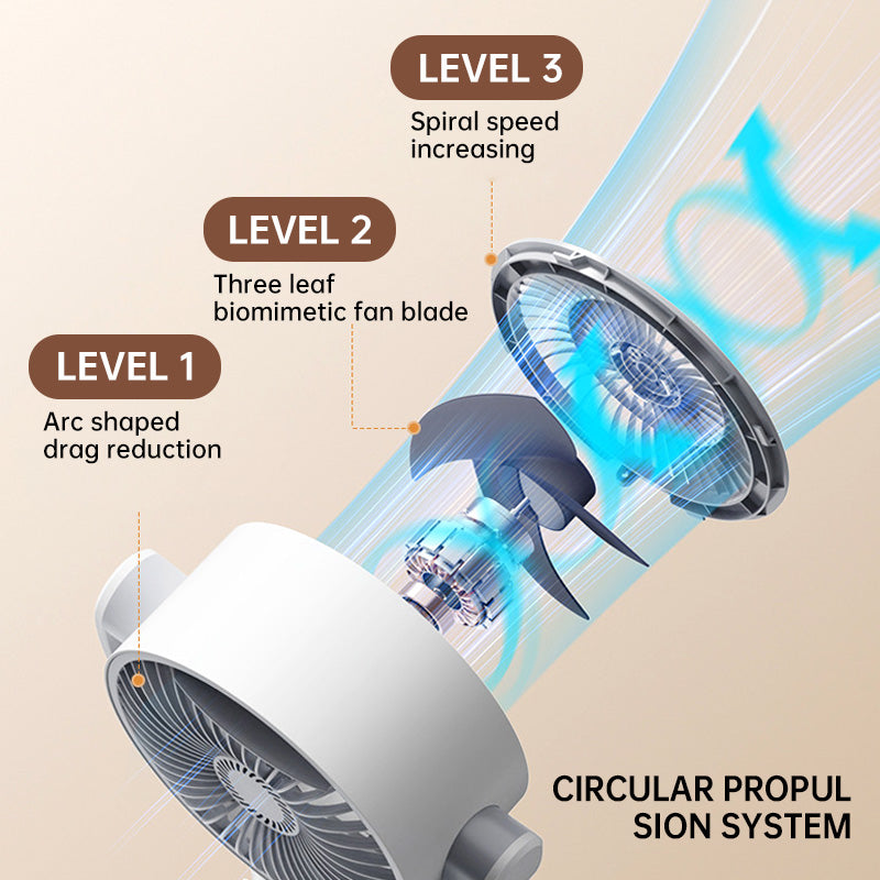 ❄️50% OFF🔥USB Powered Energy Saving Quiet Airflow Floor Fan🍃🚀Free Shipping