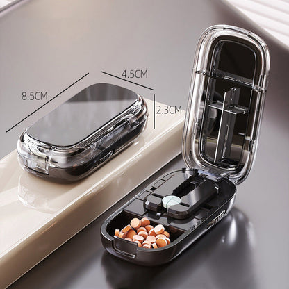 💥HOT SALE 49% OFF!💥Portable Pill Box With Cutter