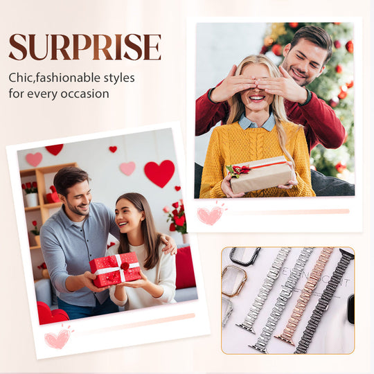 💜LAST DAY PROMOTION - 50% OFF💜Stylish Metal Watch Band