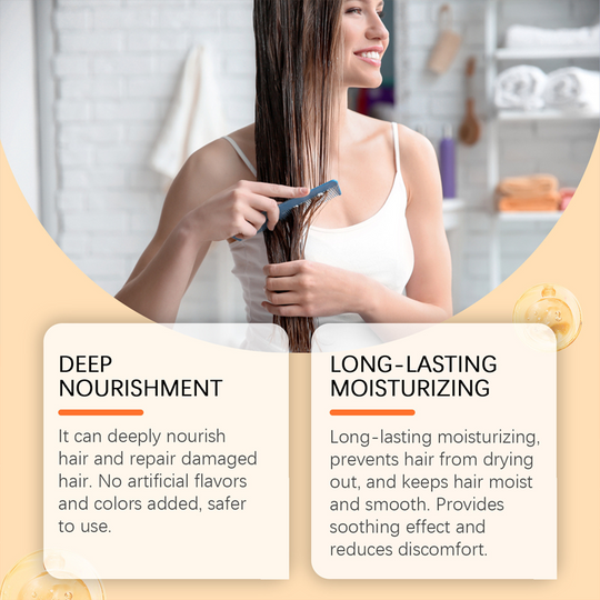 🔥Zadnji dan 50 % POPUSTA🌸Kolagena maska ​​za lase za suhe in poškodovane lase