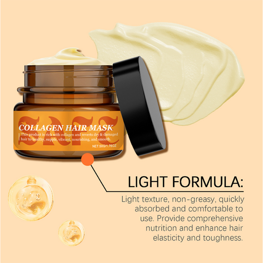 🔥Zadnji dan 50 % POPUSTA🌸Kolagena maska ​​za lase za suhe in poškodovane lase