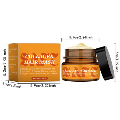 🔥Last Day 50% OFF🌸Collagen Hair Mask for Dry & Damaged Hair