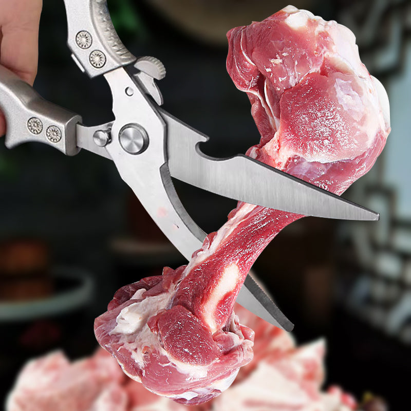 🔥 2025 Hot Sale 🔥Safe Multi-Functional Stainless Steel Kitchen Scissors