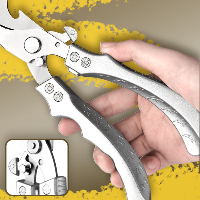 🔥 2025 Hot Sale 🔥Safe Multi-Functional Stainless Steel Kitchen Scissors