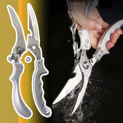 🔥 2025 Hot Sale 🔥Safe Multi-Functional Stainless Steel Kitchen Scissors