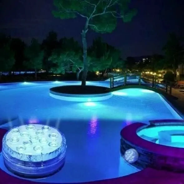 💥LIMITED-TIME 50% OFF! 🌈Submersible LED Pool Lights (RF Remote Control )