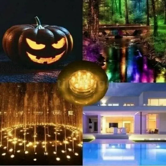 💥LIMITED-TIME 50% OFF! 🌈Submersible LED Pool Lights (RF Remote Control )