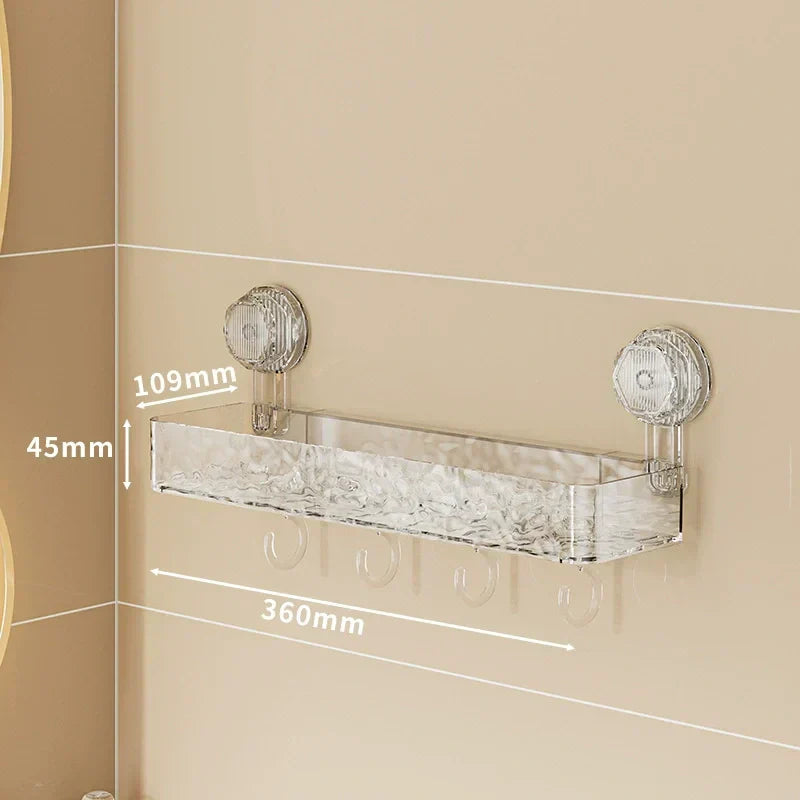 🔥 Kuum müük 50% soodsamalt 🔥Seinale kinnitatav eemaldatav iminapaga riiul konksudega