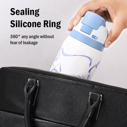 💖LuvSip™ – Softcore Sips Edition💖 32 oz bærbart, isoleret krus med sugerør