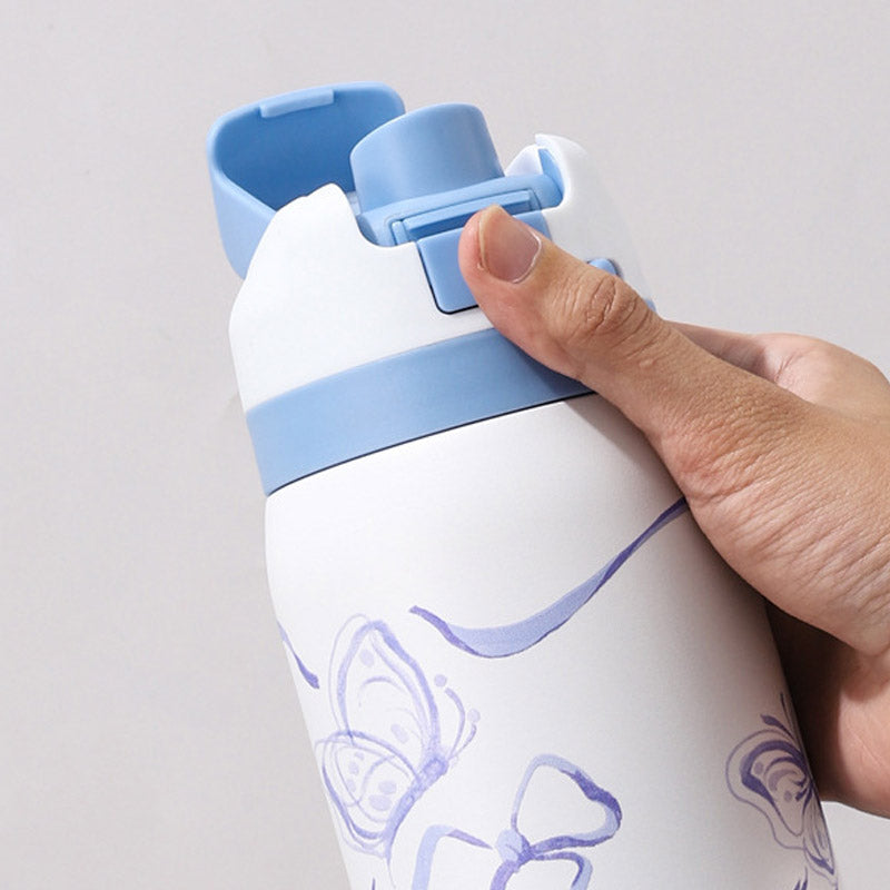 💖LuvSip™ – Softcore Sips Edition💖 32 oz bærbart, isoleret krus med sugerør