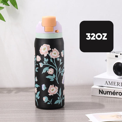 💖LuvSip™ – Softcore Sips Edition💖 32oz Portable Insulated Mug with Straw