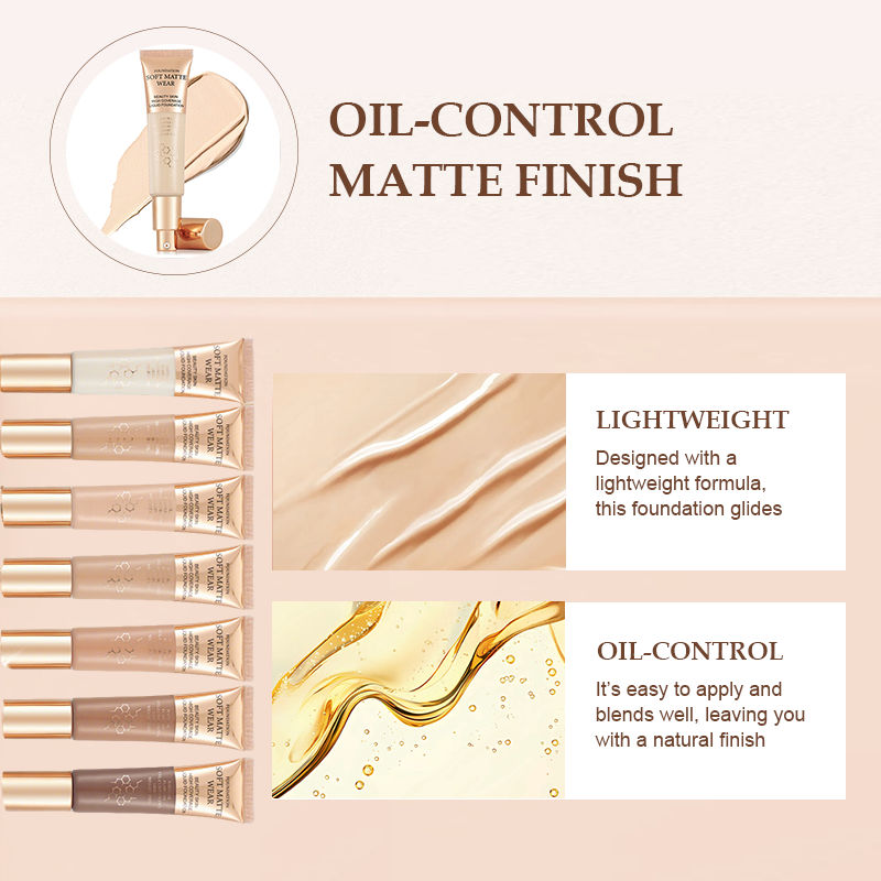 ✨LAST DAY ONLY 49% OFF✨Long-Lasting Matte Concealer Foundation