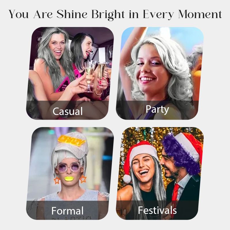 💖Køb 2 Få 1 gratis 💕 Langtidsholdbar, ikke-skadelig sølvgrå hårcreme