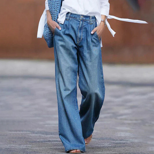 Women's Washed Casual Jeans