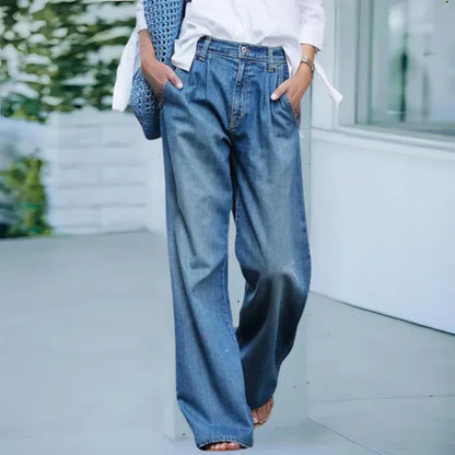 Women's Washed Casual Jeans