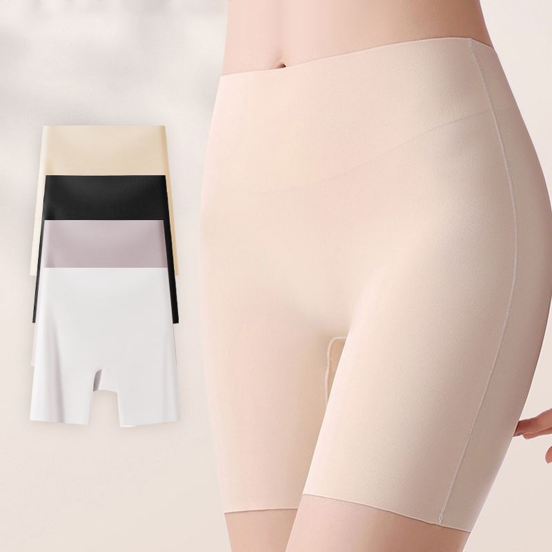🏆 High-waisted women's silk satin underwear with tummy control and hip-lifting effect 👑