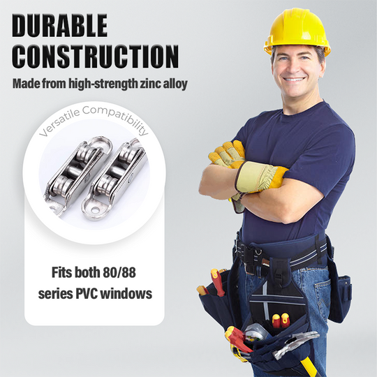 🎅 Karstā izpārdošana 50% atlaide 🔥80/88 cinka sakausējuma skriemelis PVC logiem un durvīm