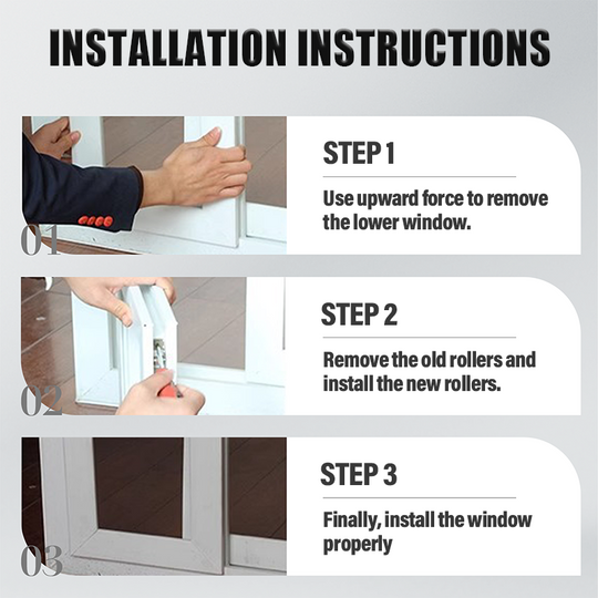 🎅 Karstā izpārdošana 50% atlaide 🔥80/88 cinka sakausējuma skriemelis PVC logiem un durvīm