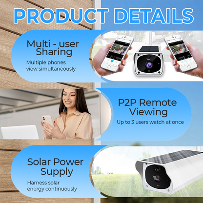⏳Time-limited Special 🔥Solar Wireless Security Cameras