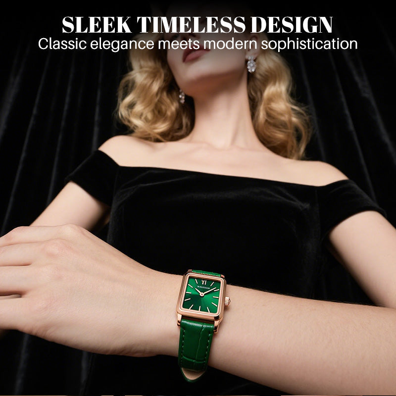 Дамски класически и стилен кварцов часовник