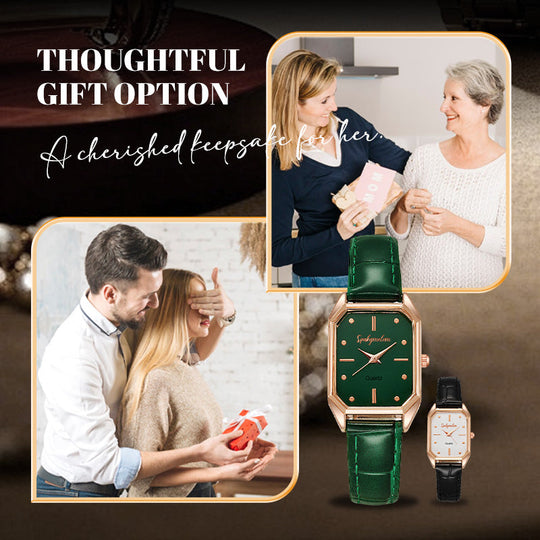 Дамски класически и стилен кварцов часовник