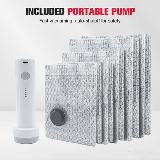 🔥 VIIMASE PÄEVA PAKKUMINE - 49% SOODUSTUST 🔥 Reisivaakumkotid ja kaasaskantav pumbakomplekt