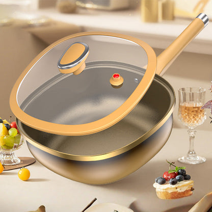 💥2025 New R&D🔥30cm Titanium Alloy Non-Stick Pot with Lid