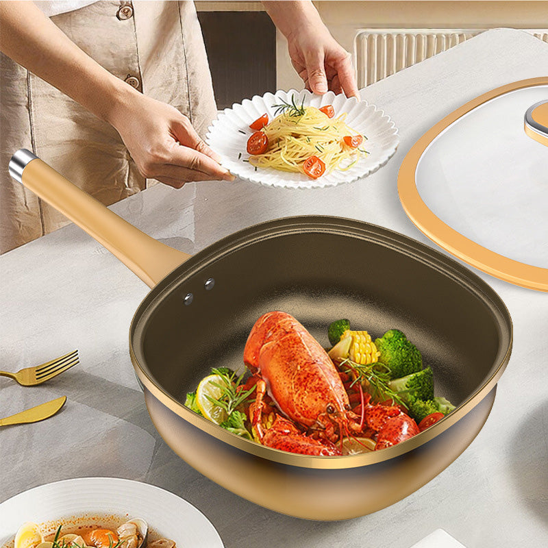 💥2025 New R&D🔥30cm Titanium Alloy Non-Stick Pot with Lid