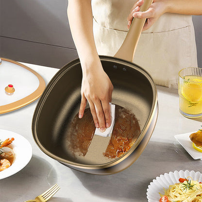 💥2025 New R&D🔥30cm Titanium Alloy Non-Stick Pot with Lid
