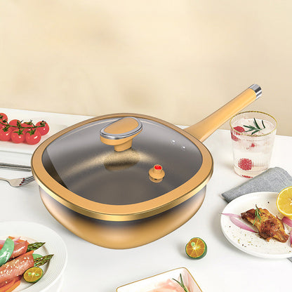 💥2025 New R&D🔥30cm Titanium Alloy Non-Stick Pot with Lid