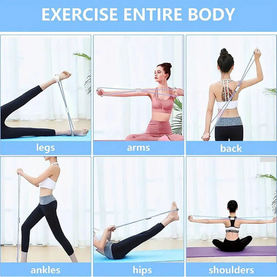 Banda di resistenza all'allenamento della forza a 8 cifre