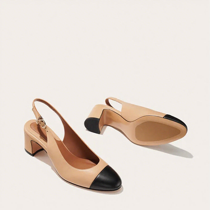 Women's Classic Round Toe Slingback Pump