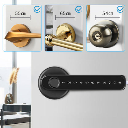 🔥2025 Hot Sale🔥Fingerprint Smart Door Lock Handle With Bluetooth APP Control