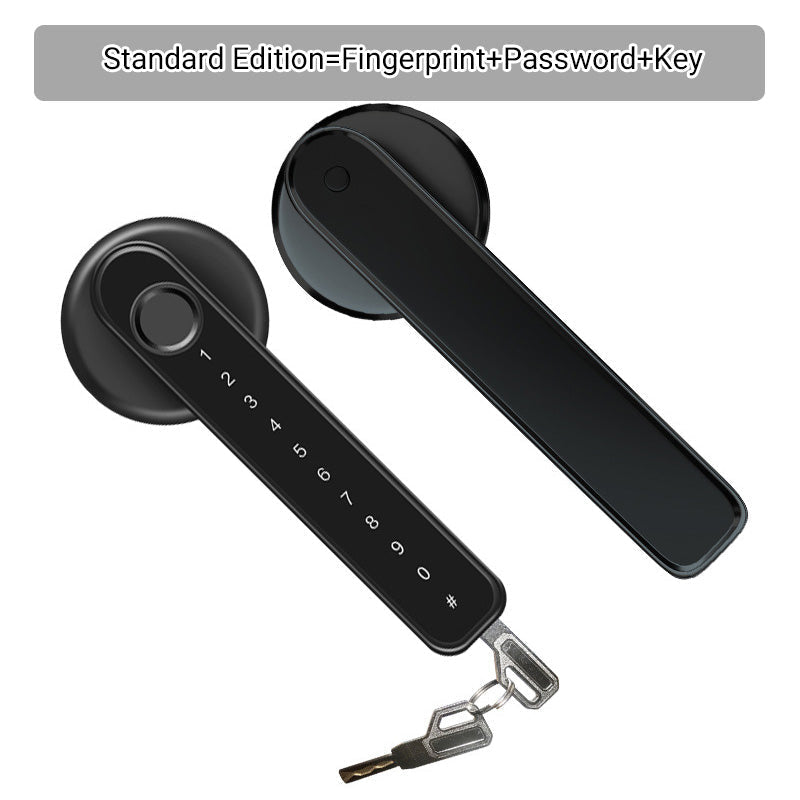 🔥2025 Hot Sale🔥Fingerprint Smart Door Lock Handle With Bluetooth APP Control