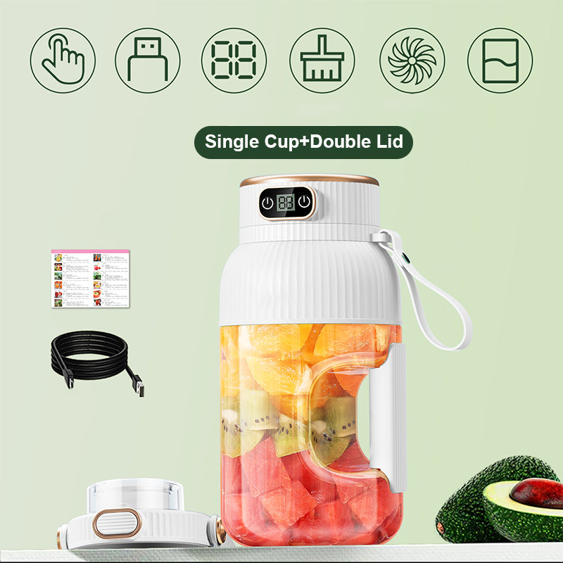 🔥Super Value Promotion ❄️Multifunctional Portable Juicer Cup With Digital Display