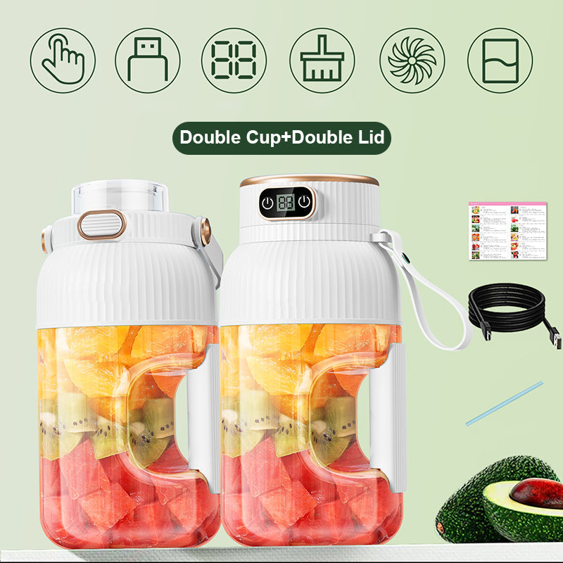 🔥Super Value Promotion ❄️Multifunctional Portable Juicer Cup With Digital Display
