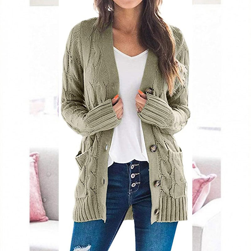 Women's Autumn Midi-Length Knit Sweater 🧥 – Layers Over Tees/Under Coats, Ideal for Office & Brunch Gatherings 💼