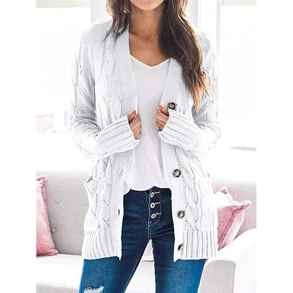Women's Autumn Midi-Length Knit Sweater 🧥 – Layers Over Tees/Under Coats, Ideal for Office & Brunch Gatherings 💼