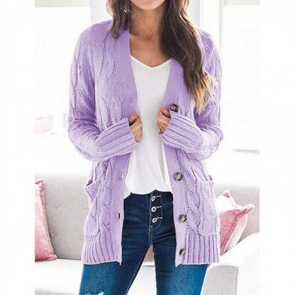 Women's Autumn Midi-Length Knit Sweater 🧥 – Layers Over Tees/Under Coats, Ideal for Office & Brunch Gatherings 💼