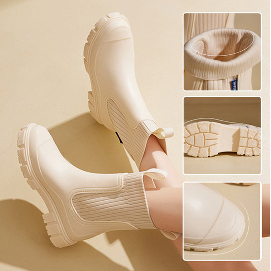 ☔️Nepremokavé čižmy s protišmykovou hrubou podrážkou do polovice lýtok - Kúpte 2 a získajte dopravu zadarmo